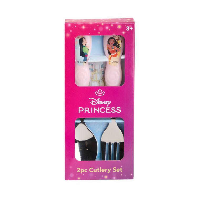Disney Princess Cutlery Set Stainless Steel 2 Piece, , hi-res