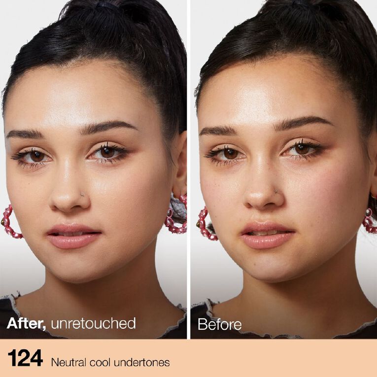Maybelline Fit Me Matte & Poreless Liquid Foundation - Soft Sand 124, , hi-res