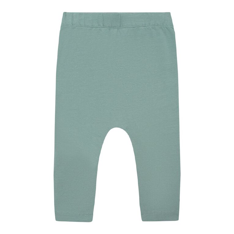 Young Original Babies' Printed Leggings 3 Pack, Green Light, hi-res