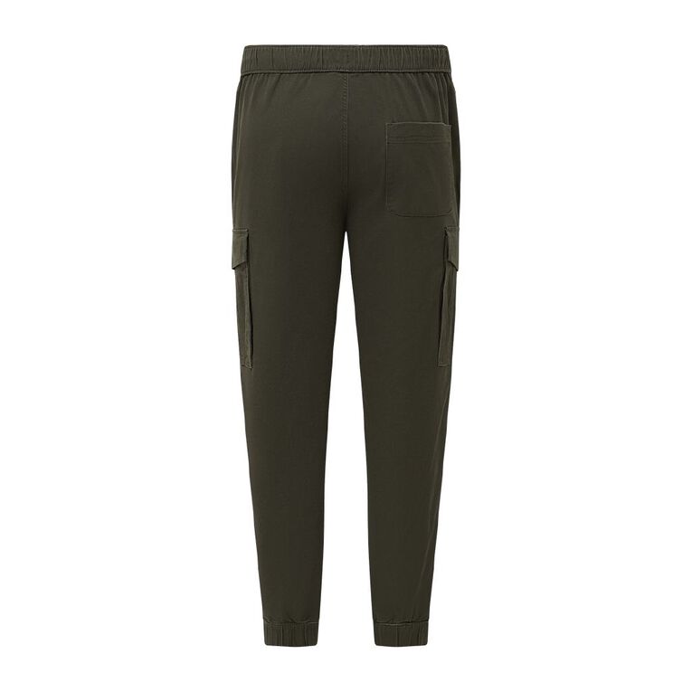 H&H Men's Cuffed Cargo Pant, Green Dark, hi-res