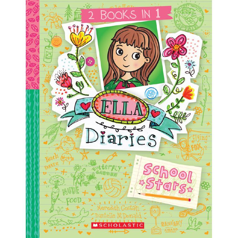 Ella Diaries: 2 Books In 1 School Stars by Meredith Costain, , hi-res