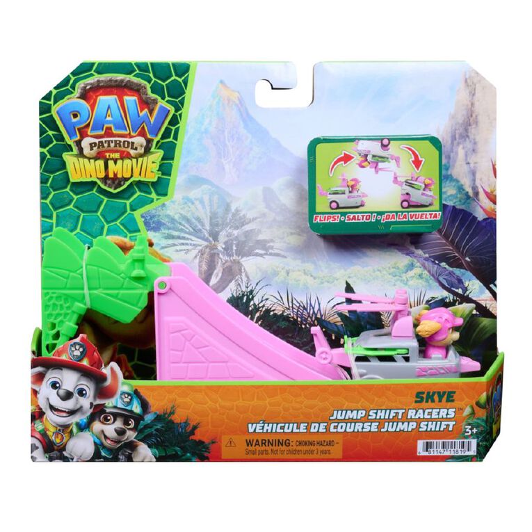 Paw Patrol The Dino Movie Pup Squad Jump & Flip Racer, , hi-res