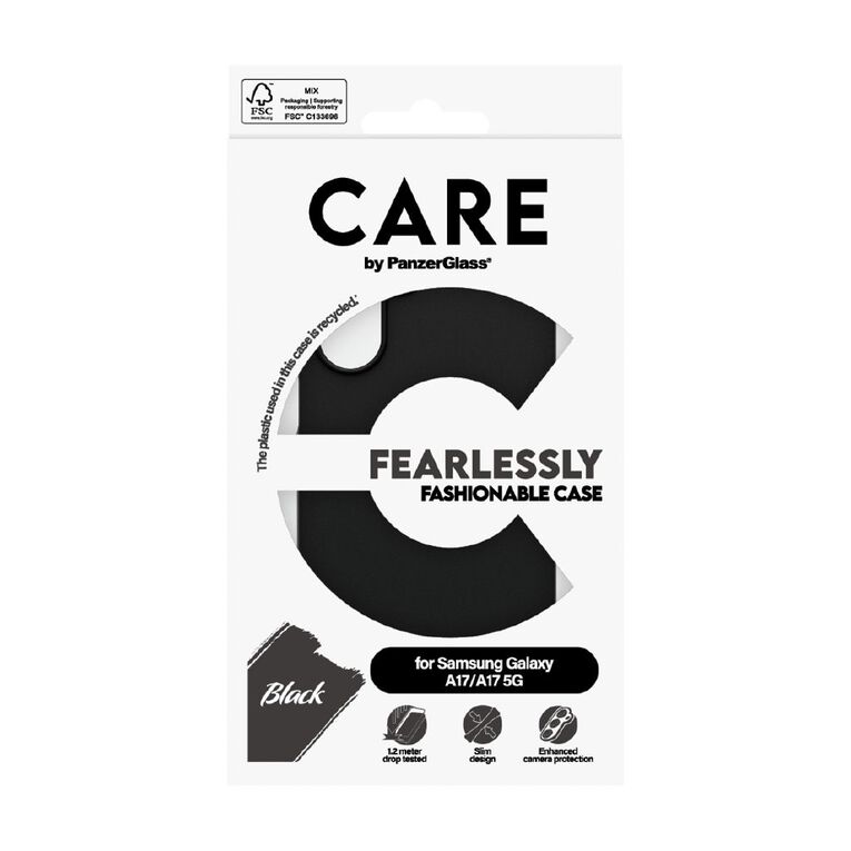 PanzerGlass CARE by Panzer Case For Samsung Galaxy A17 5G Black, , hi-res