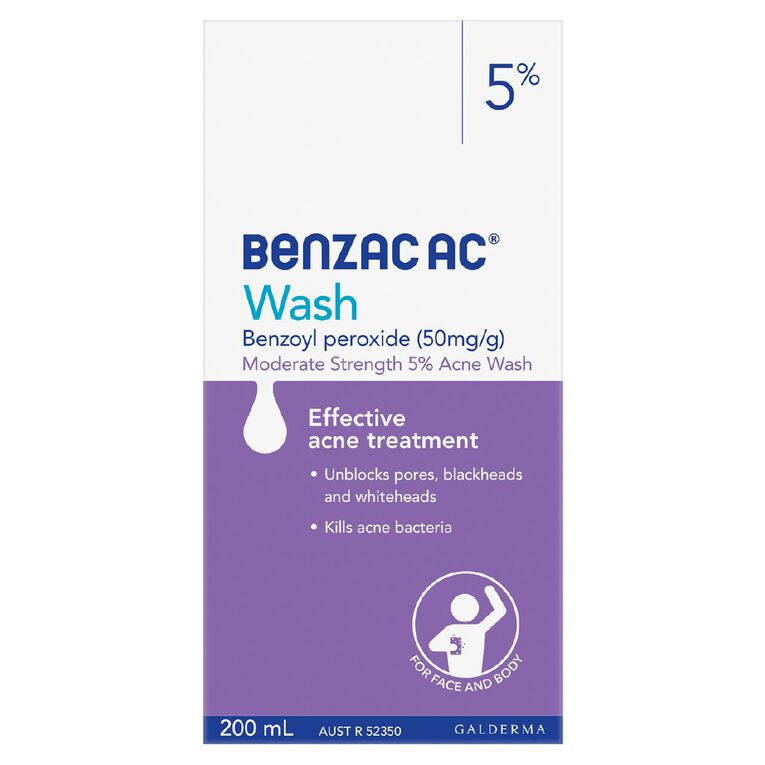 Benzac AC Wash 5% 200ml, , hi-res