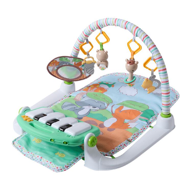 Babywise Piano Play Gym with 4 Hanging Toys and 1 Mirror, , hi-res