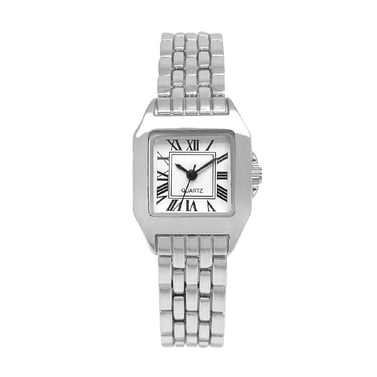 H&H Women's Analogue Watch Silver, , hi-res