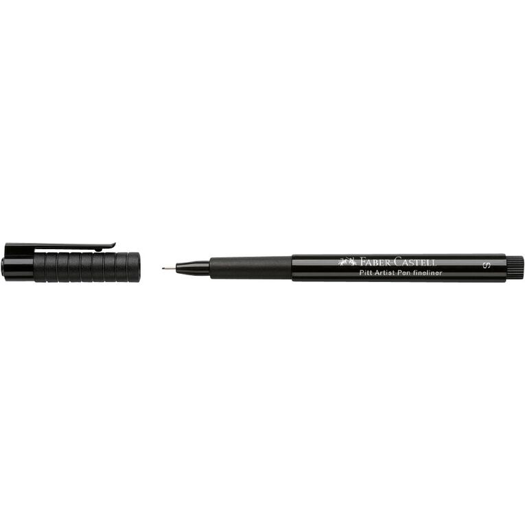 Faber-Castell Pitt Artist Pen Fineliner Superfine 0.3mm #199 Black, , hi-res