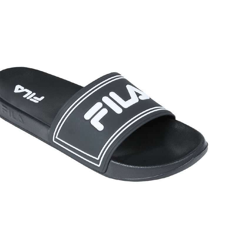 Fila Men's Slides, Black, hi-res