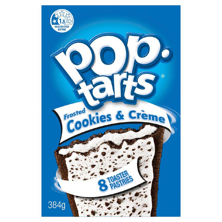 Kelloggs Pop Tarts Frosted Cookies & Cream Cereal 8 Pack, , hi-res