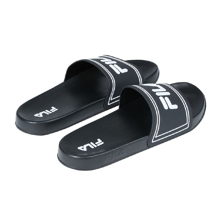 Fila Men's Slides, Black, hi-res
