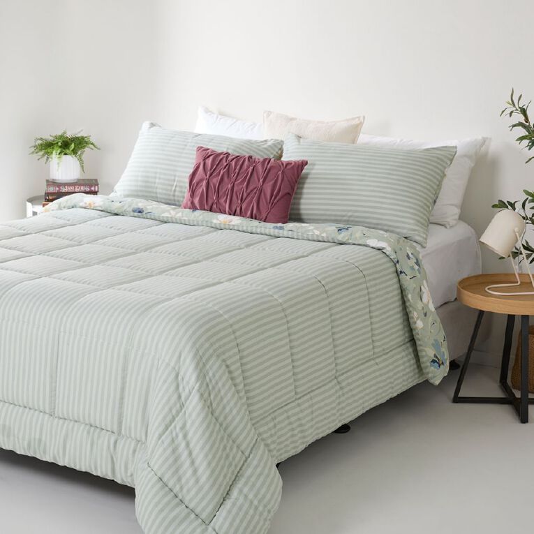 Living & Co 3 Piece Comforter Set Ophelia Multi-Coloured King, , hi-res