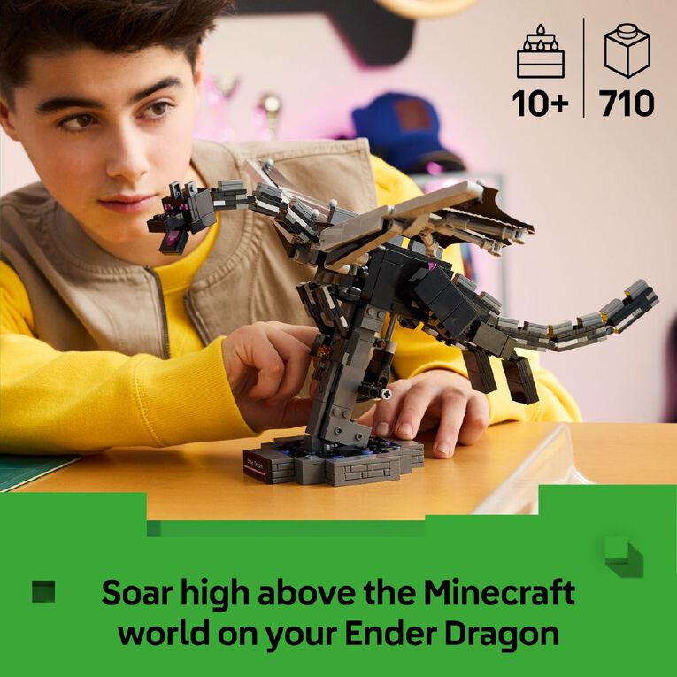 LEGO Minecraft Ender Dragon Display 21595, , hi-res