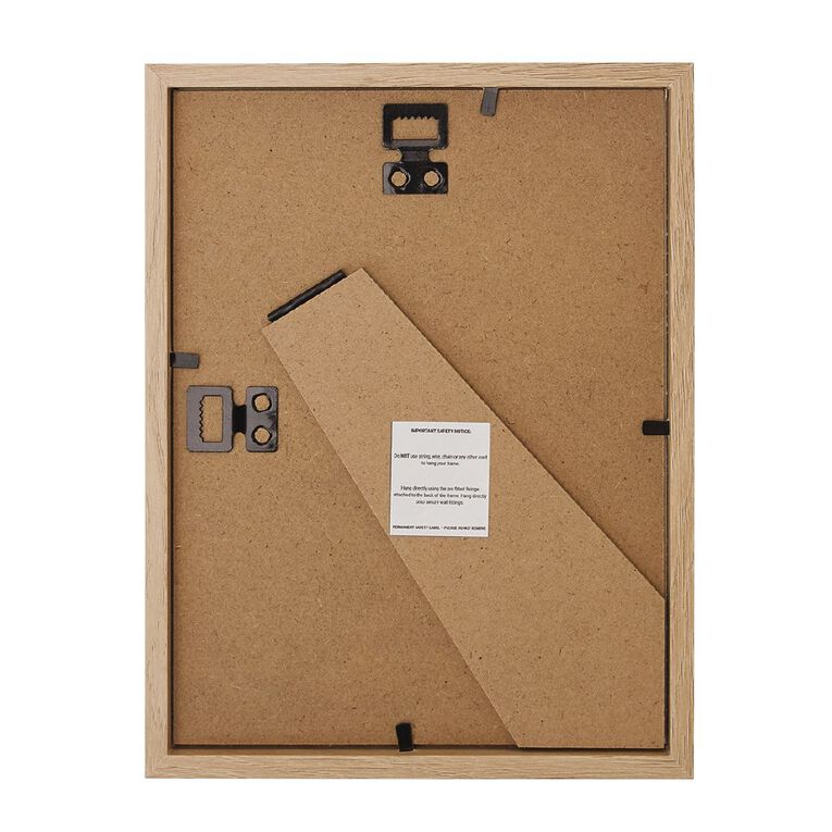Living & Co Box Frame Natural 8in x 10in, Natural, hi-res