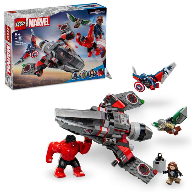 LEGO Marvel Super Heroes Captain America vs. Red Hulk Battle 76292, , hi-res