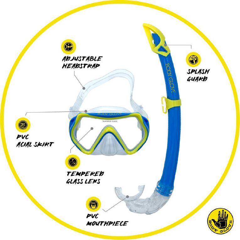 Body Glove Kids Mantra Mask & Snorkel Set, , hi-res
