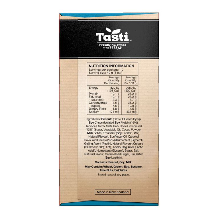 Tasti Protein Bar Salted Caramel 10 Pack, , hi-res