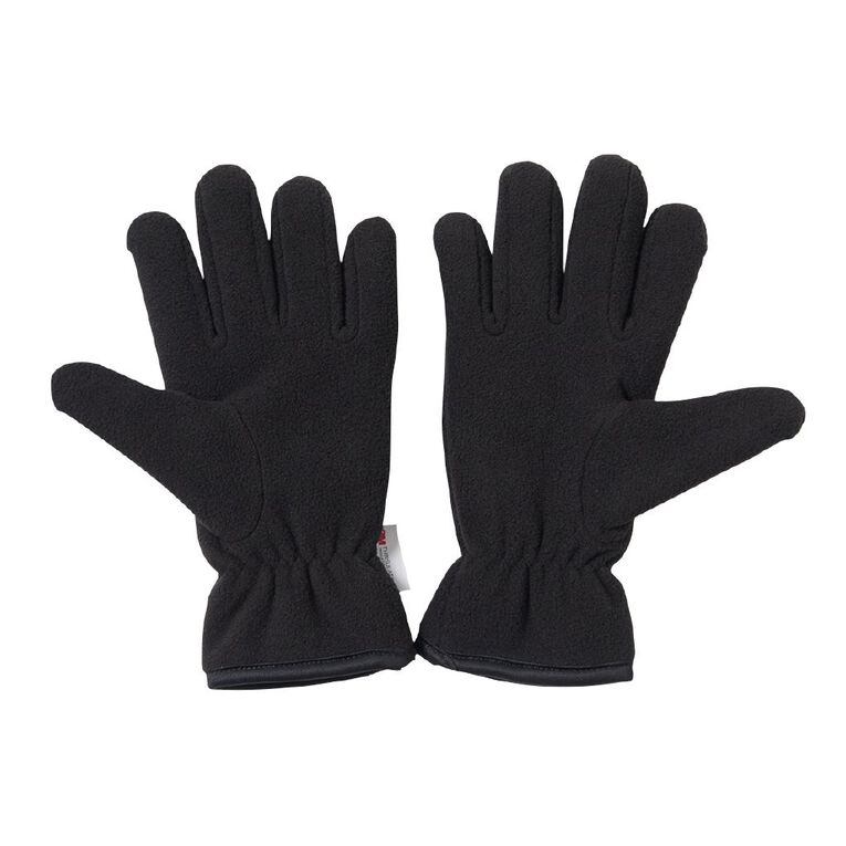 H&H Women's Fleece Gloves, Black, hi-res