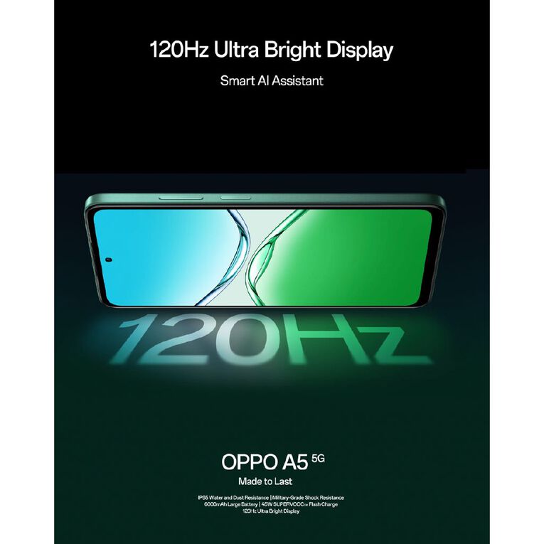 OPPO A5 5G Aurora Green, , hi-res