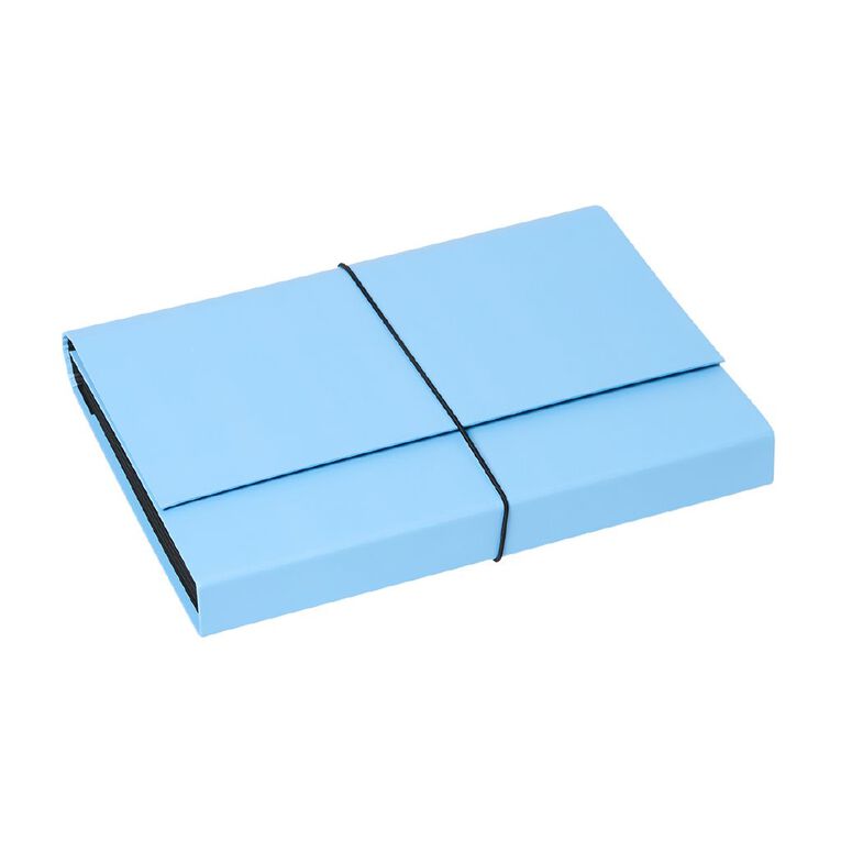 WS Expanding File 6 Pockets Blue A4, , hi-res