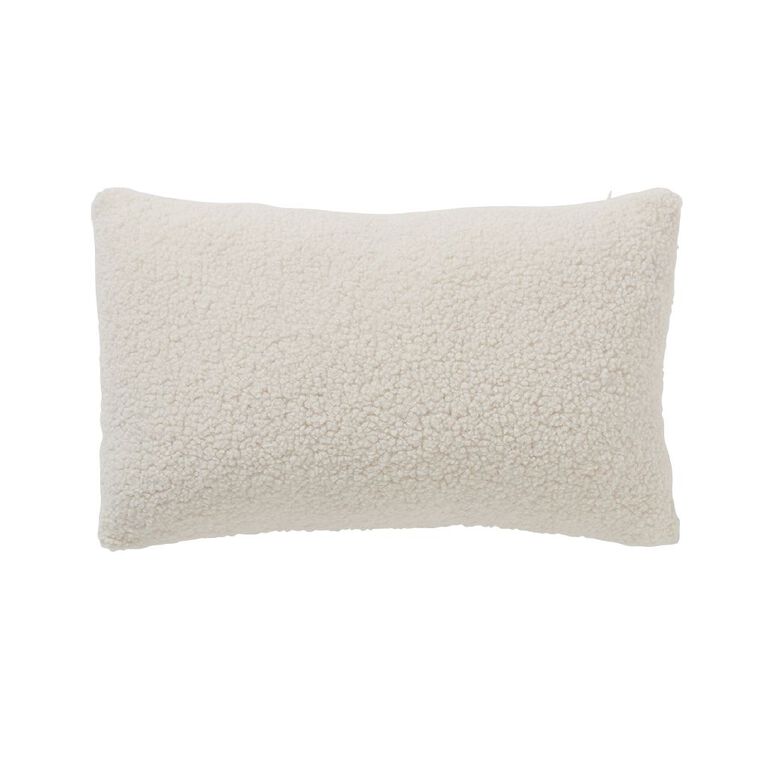 Living & Co Breakfast Cushion Geo Wave Rust 30cm x 50cm, , hi-res