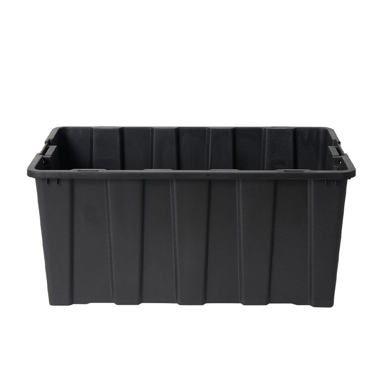 Living & Co Heavy Duty Storage Box Black 150L Black, , hi-res