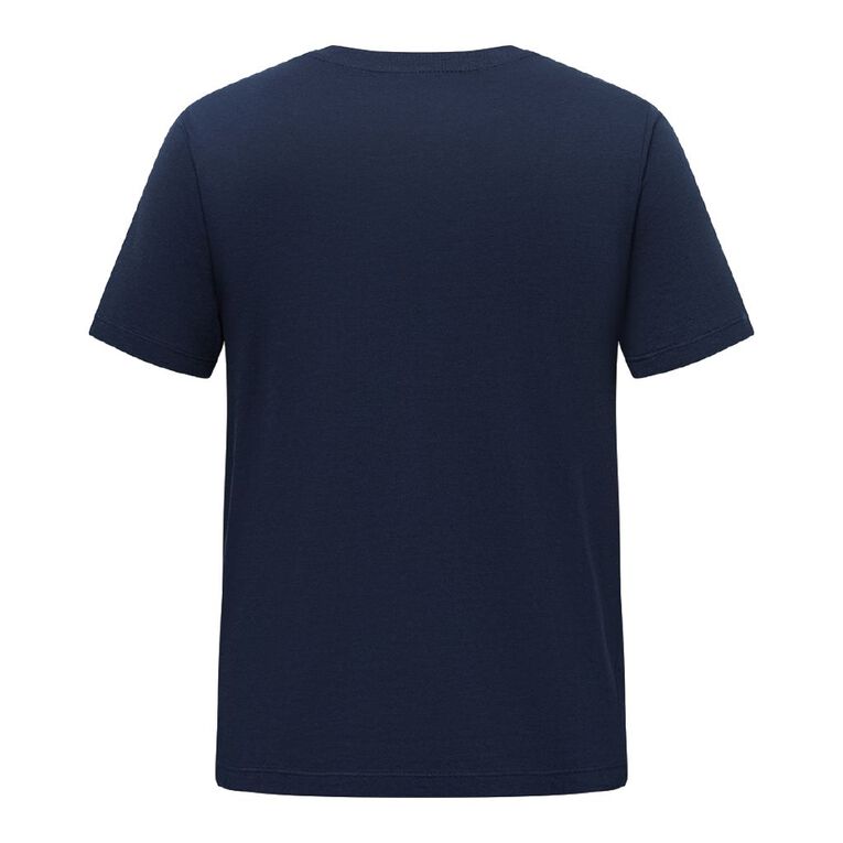 Active Intent Men's Running Tee, Blue Dark, hi-res
