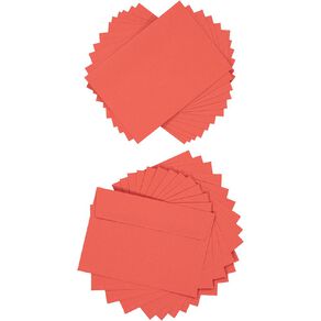 Create With C6 Envelopes Red 25 Pack
