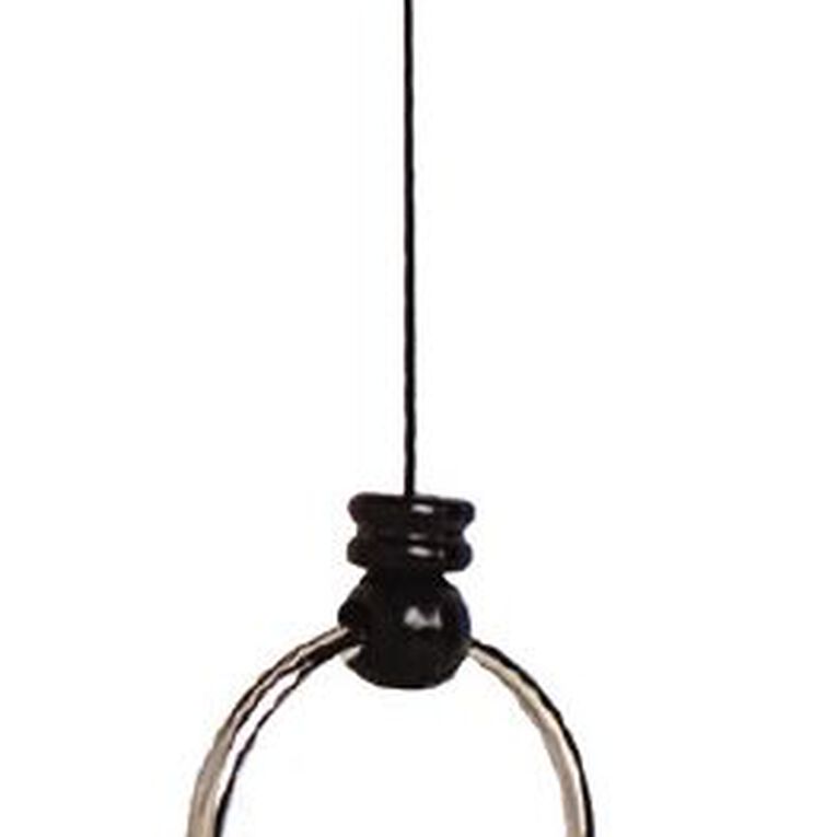 Rexel Mini Retractable Key Holder Black, , hi-res