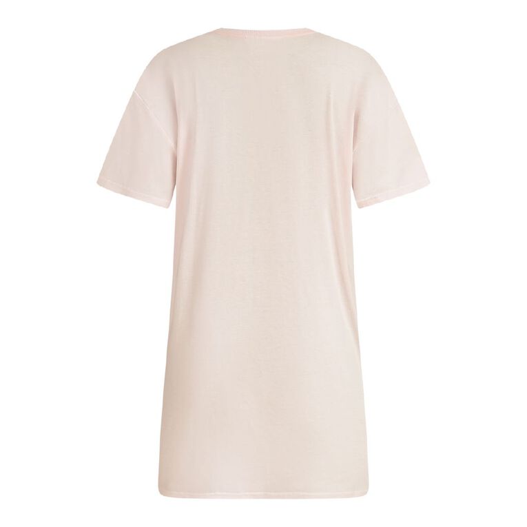 Eeyore Women's Boxy T-Shirt Nightie, Pink Light, hi-res