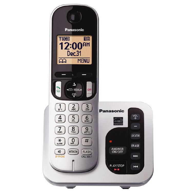 Panasonic KX-TGC220NZS Single Cordless Handset Silver Silver, , hi-res