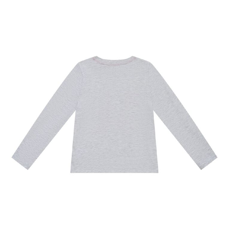 Young Original Long Sleeve Print Tee, Grey Mid, hi-res