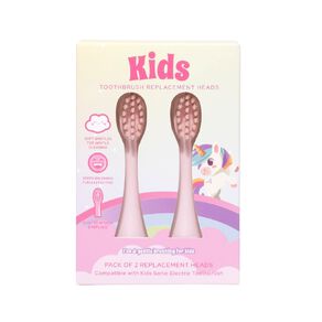 Kids Toothbrush Refills Unicorn 2 Pack