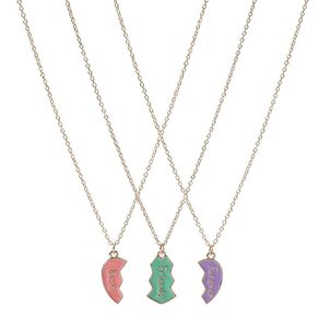 Young Original Kid's Necklace BFF Heart 2 Piece Set