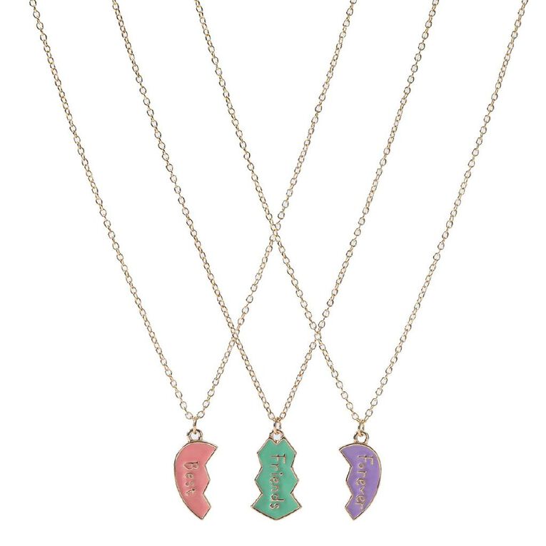 Young Original Kid's Necklace BFF Heart 2 Piece Set, , hi-res