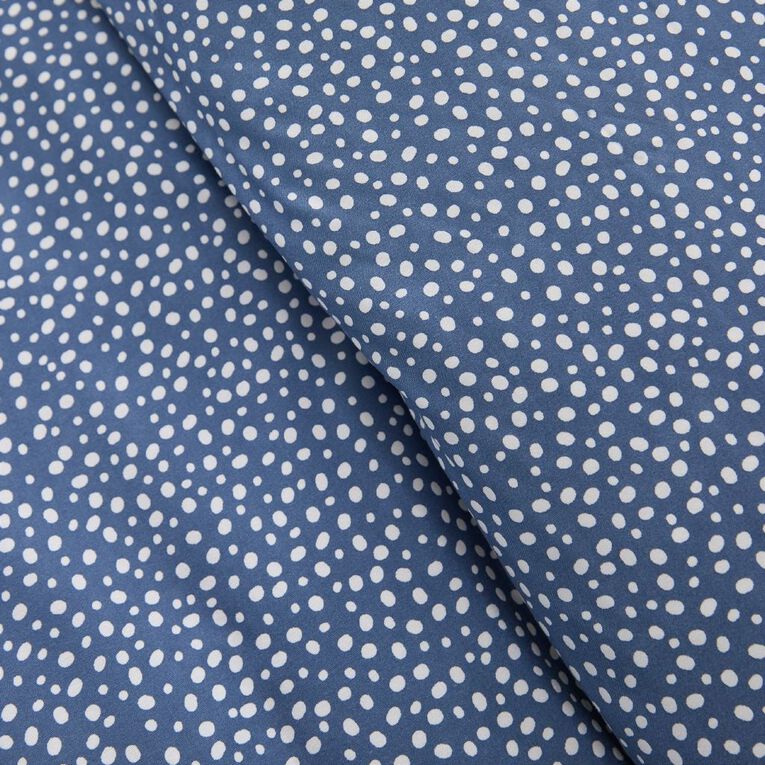 Living & Co Microfibre Duvet Cover Set Dawn Blue Queen, , hi-res