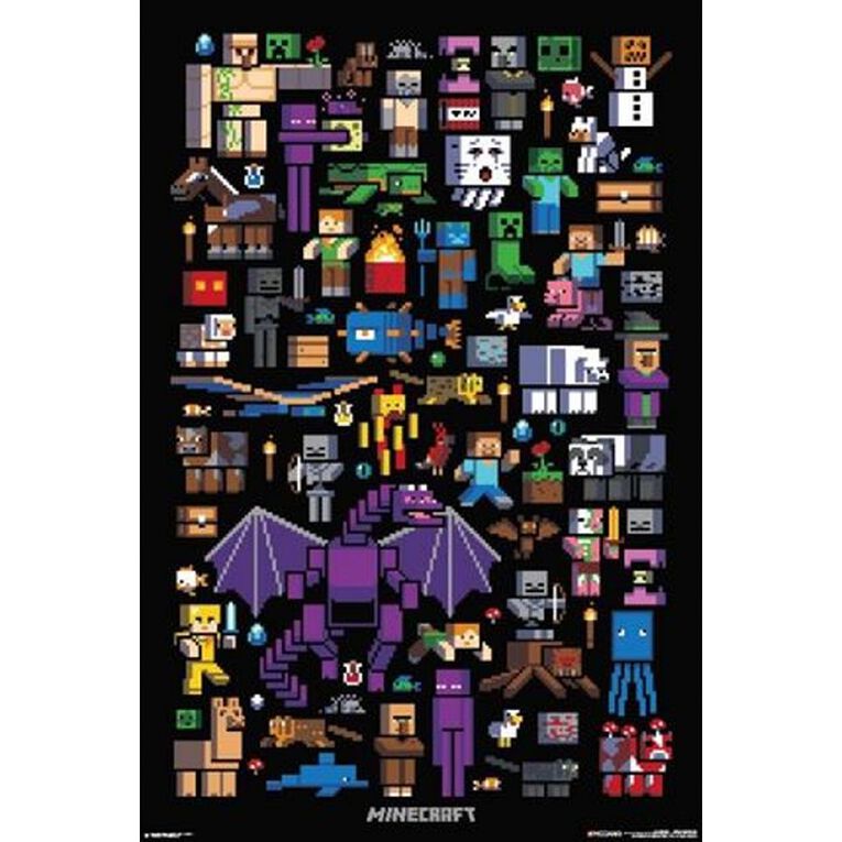 Minecraft Poster #15 Minecraft Mobbery, , hi-res