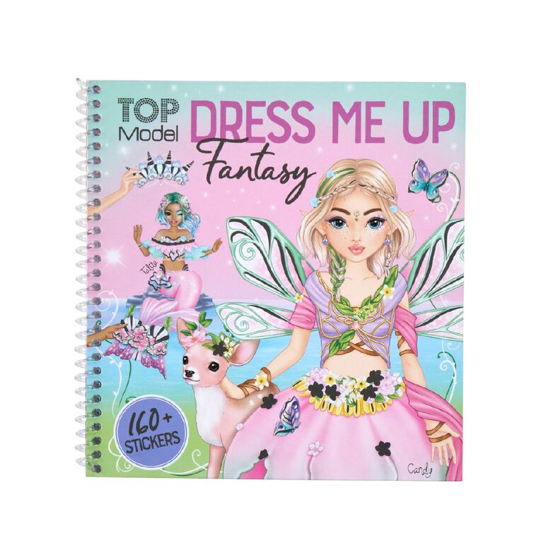 Artwrap Top Model Dress Up Fantasy Sticker Multi-Coloured, , hi-res