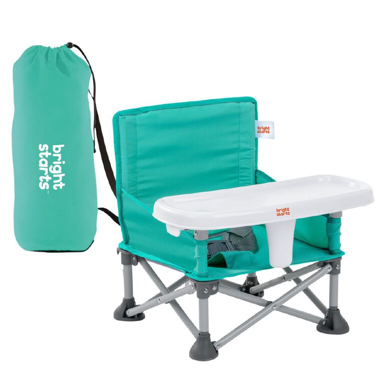 Bright Starts Pop N Sit Portable Booster Seat Teal, , hi-res