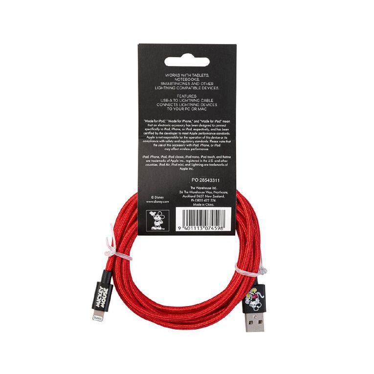 Mickey Mouse Classic Lightning 2m, , hi-res