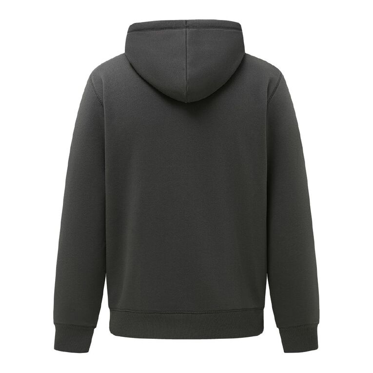 Active Intent Men's Supporter Hoody Sweat, Grey Dark, hi-res