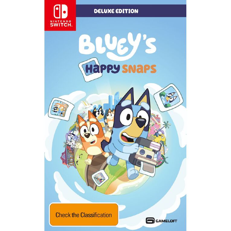 Nintendo Switch Blueys Happy Snaps Deluxe Edition, , hi-res