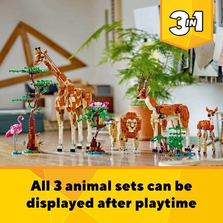 LEGO CREATOR Wild Safari Animals 31150, , hi-res