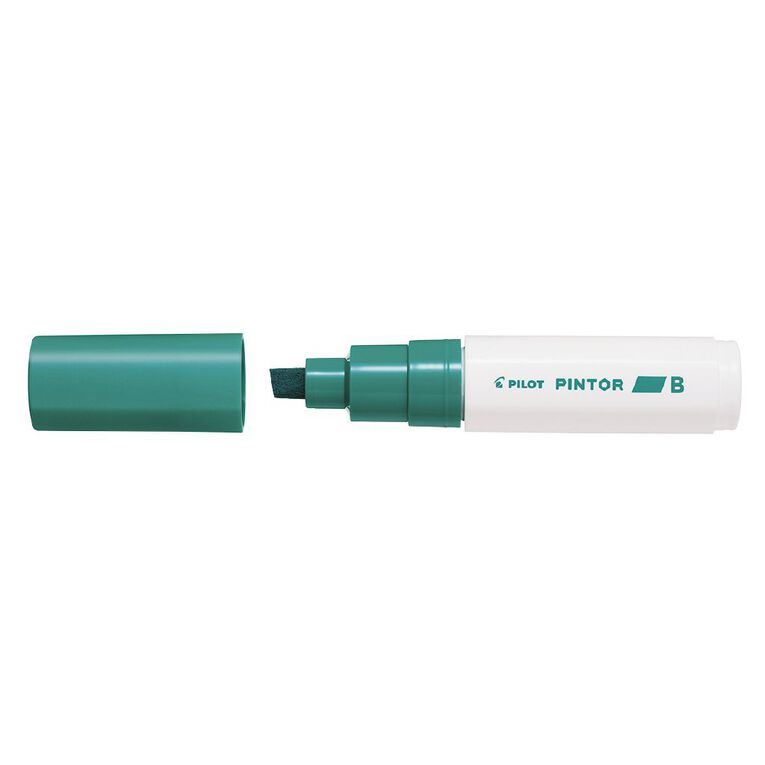 Pilot Pintor Marker Chisel Broad 8.0mm Tip Green, , hi-res