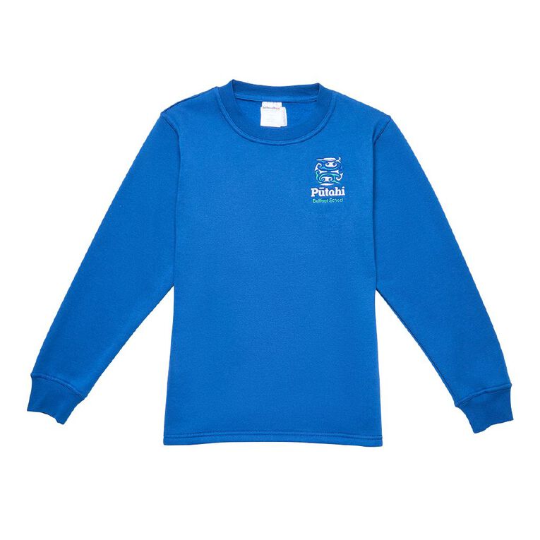 Schooltex Belfast School Crew Neck Tunic with Embroidery, Royal, hi-res