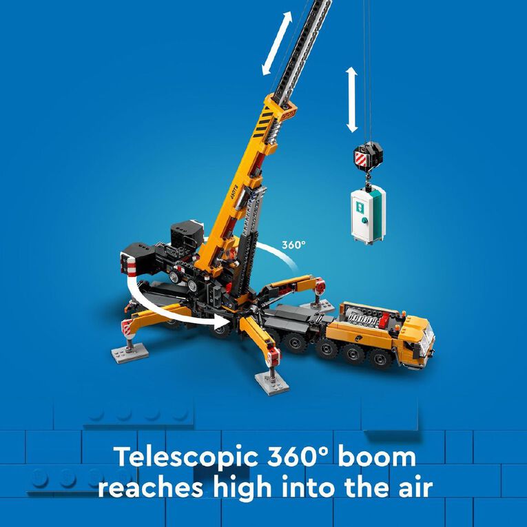 LEGO CITY Yellow Mobile Construction Crane 60409, , hi-res