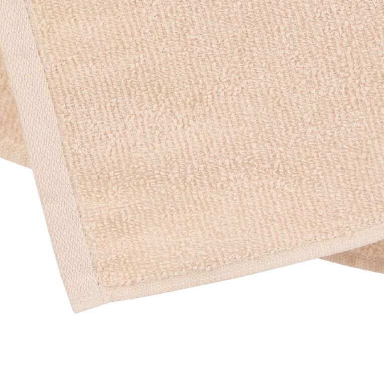Living & Co Everyday Face Towel Sand 30cm x 30cm, , hi-res