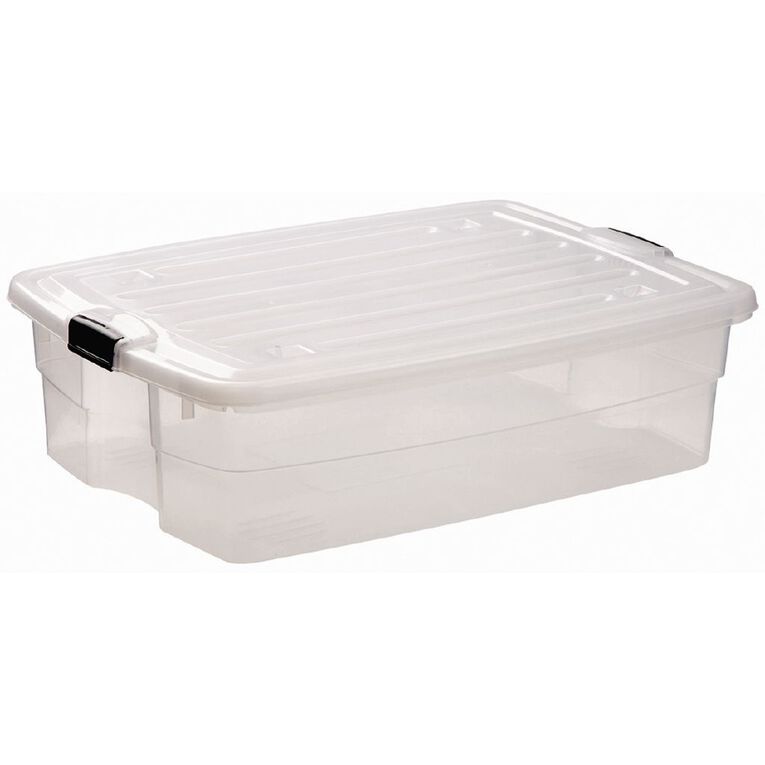 Taurus Underbed Organiser Clear 35L, , hi-res