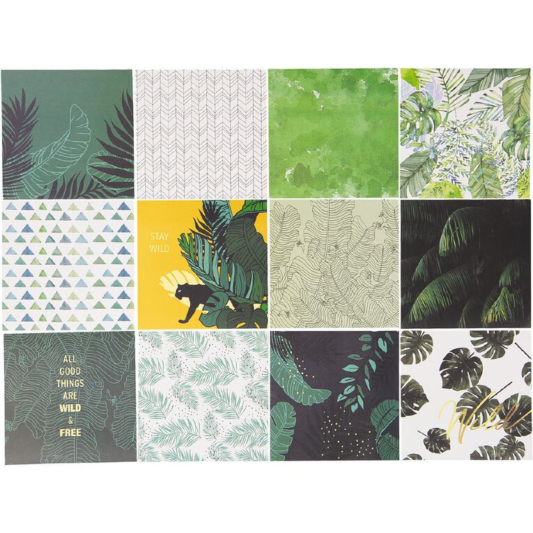 Uniti Wild Designer Paper 6in x 6in 24 Sheets, , hi-res
