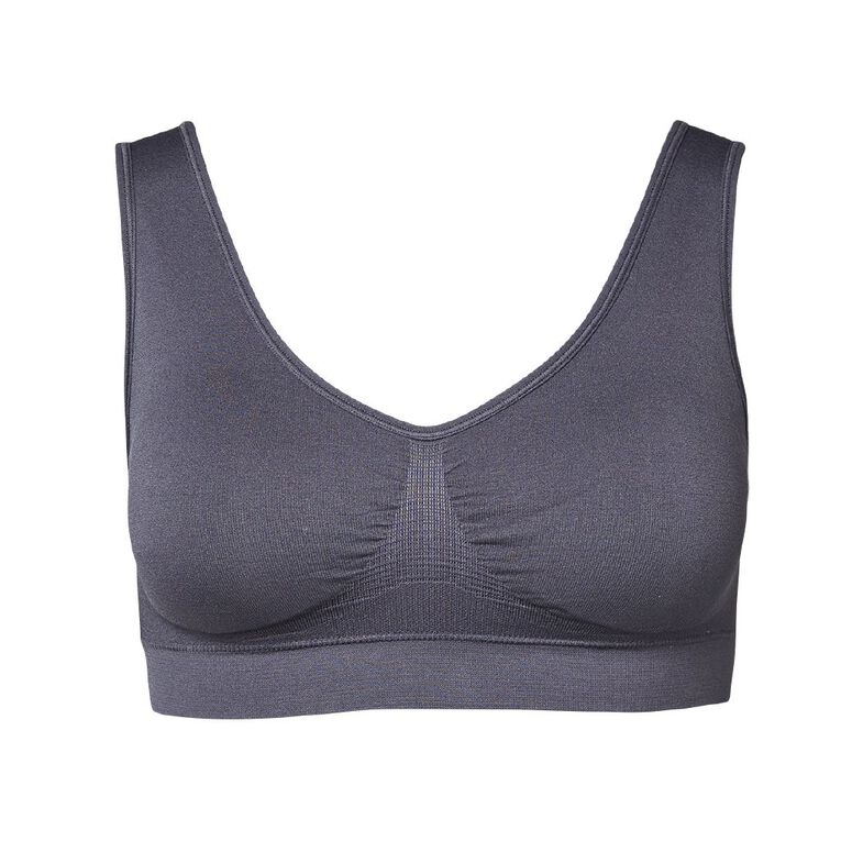 H&H Women's Wirefree Seamless Bra 2 Pack, Pink Light, hi-res