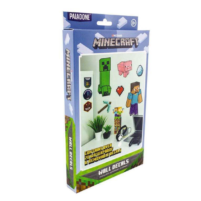 Paladone Minecraft Wall Decals The Warehouse
